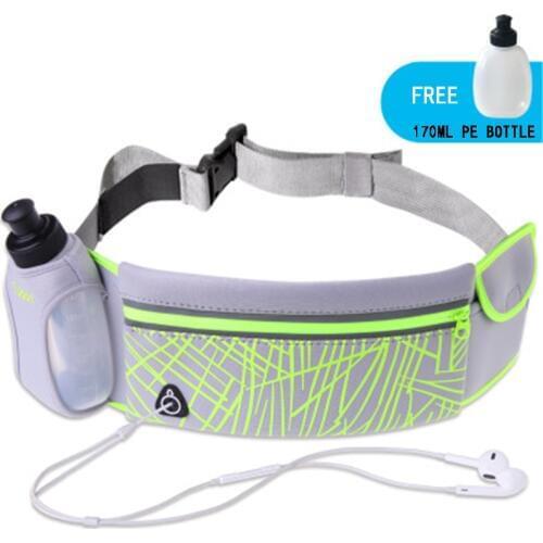 Women Large Capacity Sports Bag Running Waist Bag Pocket Jogging Waterproof Cycling Bag Outdoor Phone Anti-theft Pack Belt Bags