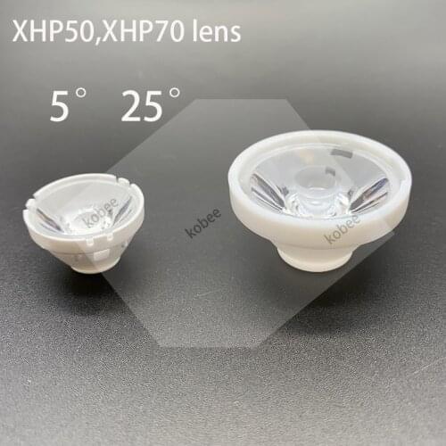 1PCS CREE XML T6 XHP50.2 XHP70.2 XHP50 XHP70 MK-R MKR 5050 7070 Led Lens Optical Grade PMMA Led Lens 32mm Reflector Collimator