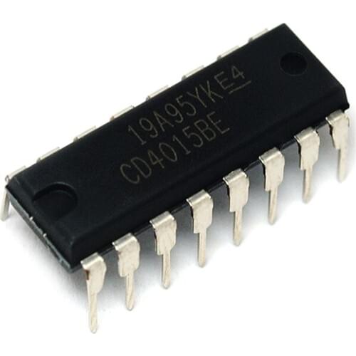 5pcs CD4015BE Single chip microcomputer DIP16 New original For more specifications, please contact customer service