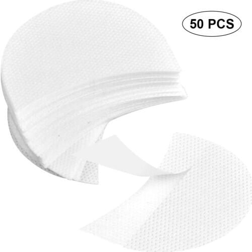 50pairs/pack Under Gel Eye Pads Lint Free Eye Patches For Eyelash Extension False Eyelashes Grafting Pad Eye Shadow Eyepads