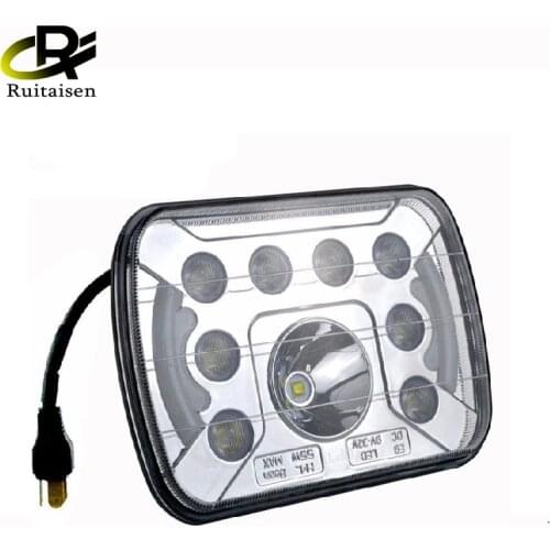 Angel Eye Headlight 7X5 5x7 7x6 6x7 H4 Plug LED Led headlight 12V 24V Led High Low Beam With Light Work Driving Light
