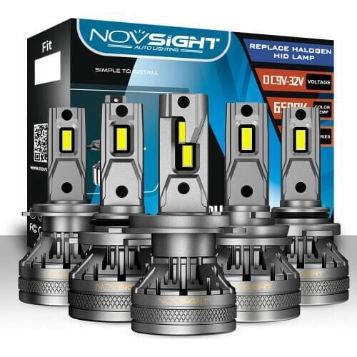 NOVSIGHT 120W 22000LM Car LED Headlight for Cars H1 H4 H7 H11 H13 9005/HB3 9006/HB4 LED Light Bulbs 6500K Auto Car Headlamp Kit