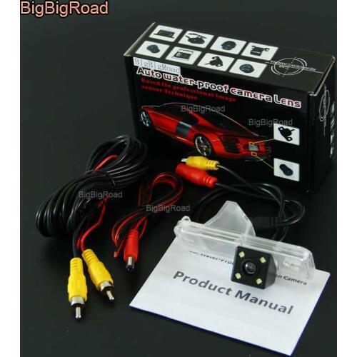 BigBigRoad Car Intelligent Track Rear View Camera For Hyundai ix45 New Santa Fe / Creta 2015-2016 / ix25 Grandeur Azera HG