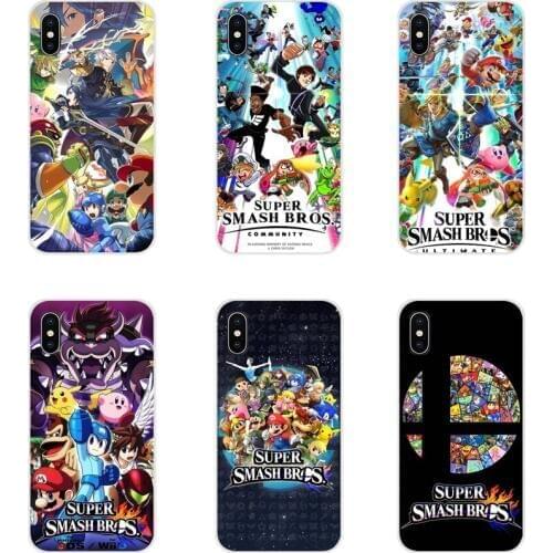 Cartoon Super smash bros For Xiaomi Redmi 4A S2 Note 3 3S 4 4X 5 Plus 6 7 6A Pro Pocophone F1 Accessories Phone Cases Covers