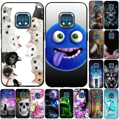 Cover For Nokia X10 X20 Case Flower Animal Cover Soft Silicone Case For Nokia XR20 Cover Bumper Shockproof Phone Case Coque