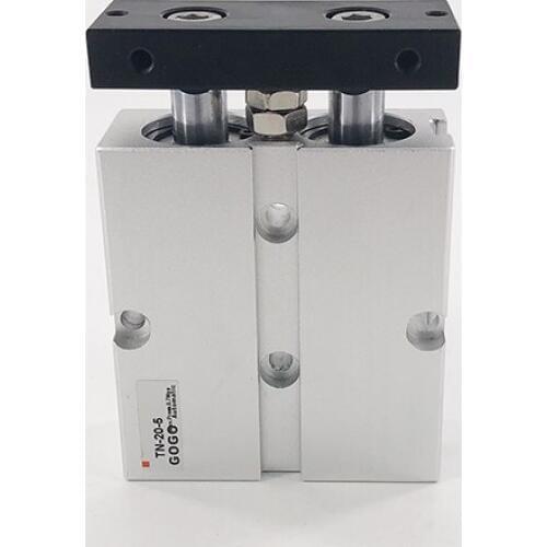 Double rod cylinder TN25-225 25mm bore 225mm stroke pneumatic cylinder components for filling machine parts dual rod cylinders