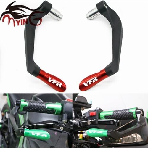 For HONDA VFR750 VFR800 VFR 750 VFR 800 Universal Motorcycle 7/8" 22mm CNC Handlebar Grips Brake Clutch Levers Guard Protector