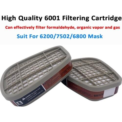 6001 Filter Box Activated Carbon Spray Paint Anti-Formaldehyde Anti-Organic Gas Vapor Filter Gas Mask Mask Filter Accessories