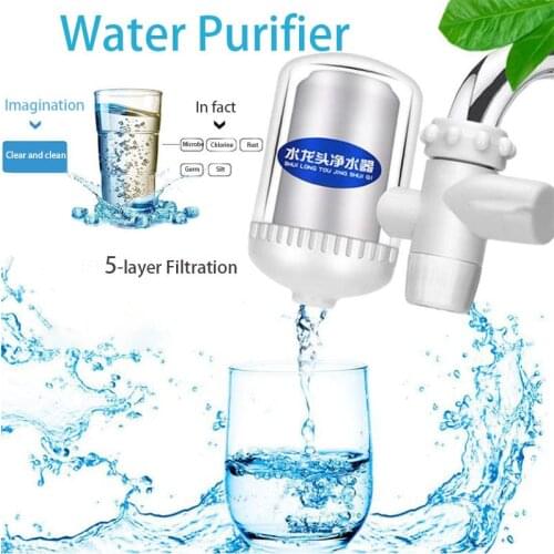 Kitchen Water Purifier Faucet Ceramic Water Purifier 5-layer Purifier Reduces Heavy Metals and Bacteria in the Family