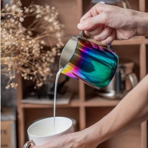 Stainless Steel Water Pitchers Colorful Coffee Tea Milk Jug Creative Drinkware 350ML/600ML