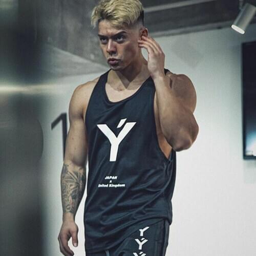 Summer Casual fashion tank tops Men Gyms Fitness sleeveless shirt Male Bodybuilding Workout Undershirts Tops Clothes Men Apparel