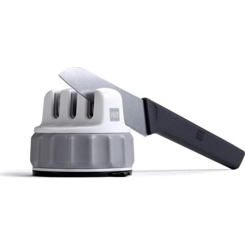 Xiaomi Mijia Huohou Mini Knife Sharpener One-handed Sharpening Super Suction Kitchen Sharpener Tool