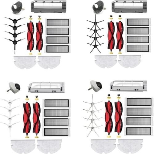 Whole Set Accessories for Roborock S5 Max / S6 Max / S6 Maxv / S6 Pure Robot Vacuum Cleaner Washable Main side brush filter mop