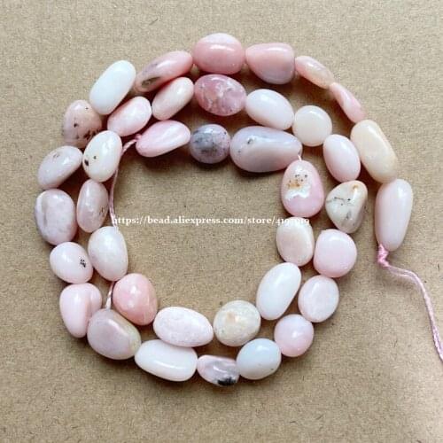 Natural Stone Irregular Opal Apatite Quartz Round Loose Beads 15" Strand 6x8 8x10mm pick