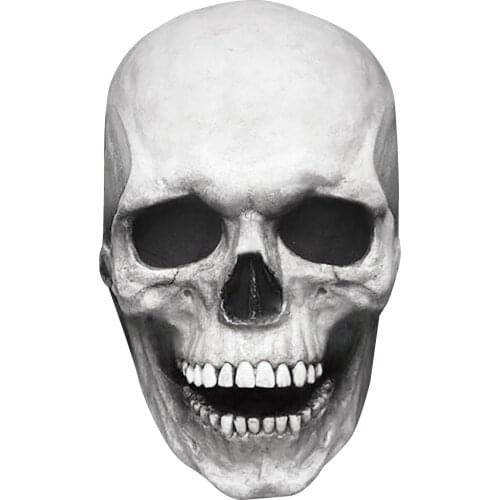 Halloween Full Head Skull Mask/helmet With Movable Jaw,skull Mask,call Of Duty Masks Toy Cosplay Props Costume Horror Evil Latex
