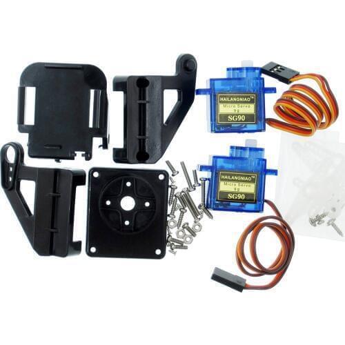 PT Pan/Tilt for Aircraft 1pcs FPV dedicated nylon PTZ + 2pcs 9G servos SG90