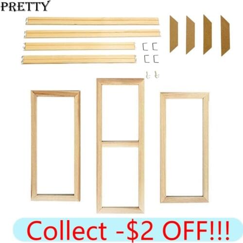 Custom Natural Wood Frame for Canvas Painting DIY Large Size Poster Wall Photo Picture Frame Home Decor Cadre Photo Murale