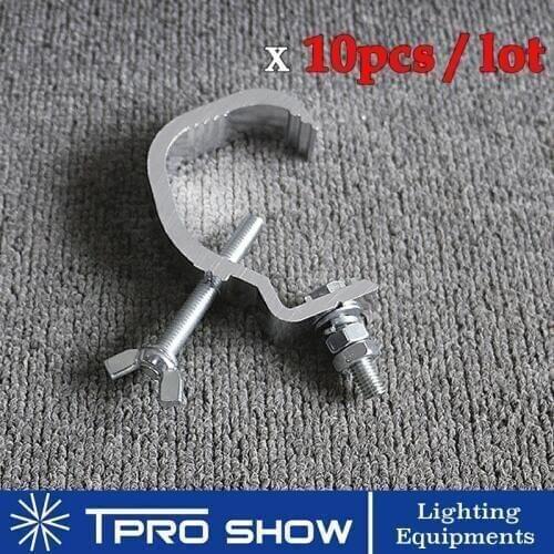 10pcs Stage Light Hook Moving Head Clamp Aluminium Material Safety Hardware Hook Disco Light LED PAR Truss C Clamps Accessories