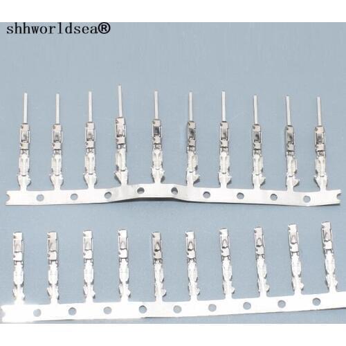 Shhworldsea female terminal pin automotive connector plug MQS Kabel 000 979 009 E cruise 963715-1 N 907 647 01 for Audi VW Skoda
