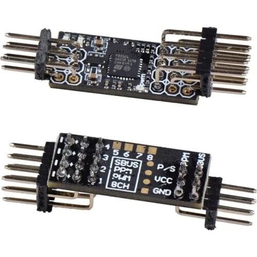 SPP-S SBUS PPM PWM Signal Conversion Module Receiver Adapter Support 8ch Input / Output 3.3-20V for RC Drone Part