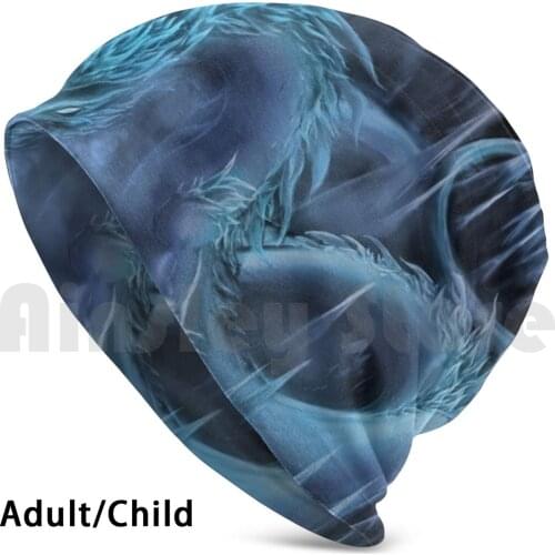 Jormag Guild Wars 2 Beanies Knit Hat Hip Hop Awakening Manga Anime Geek Magic Fantasy Hot Devil Radian