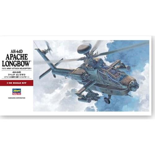 1/48 Assembled Model American AH-64D Longbow Apache Attack Gunship 07223 Military Assembly Model Decoration Collection