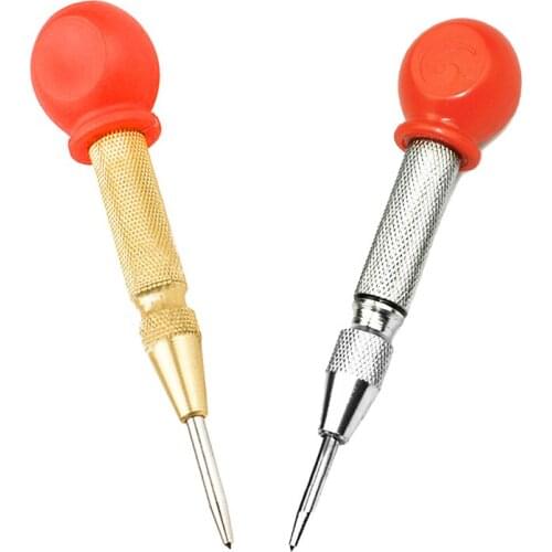 1Pcs HSS Center Punch Stator punching Automatic Center Pin Punch Spring Loaded Marking Drilling Tool With A Protective Sleeve