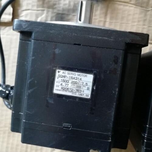 Used Tested working SGMP-15A314 AC Servo Motor