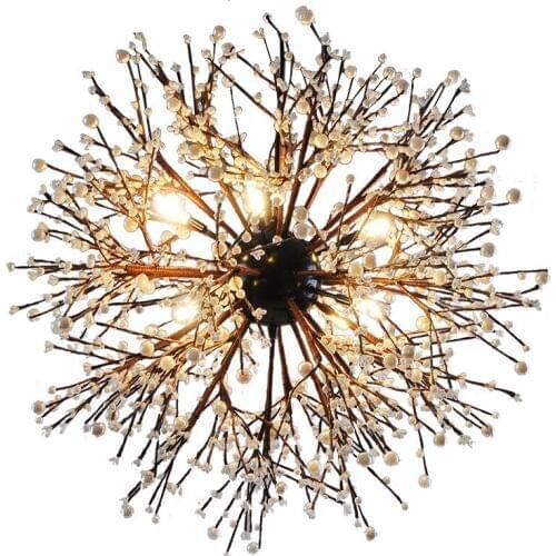 BDBQBL Industry Originality Pendant Light Personality Explosion Ball LED Pendant Lamp AC 110-240V Couture Loft Firework Hanglamp