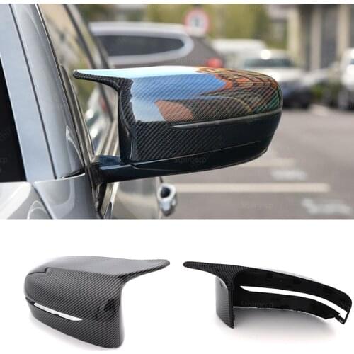 Side Rearview Wing Mirror Cover Caps For BMW 4 5 7 8 Series G11 G12 G14 G15 G16 G22 G23 G24 G30 G31 G38 ABS Gloss Black