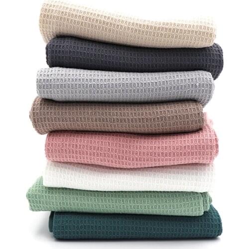 Large Napkins Restaurant Table Cotton Napkin Waffle Embroidery Dish Towel Kitchen Towel Cleaning Cloth Tea Towel