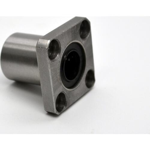 3d printer parts 1pc LMK40UU square flange ball bearing bush for 40mm linear guide rail rod axis cnc diy