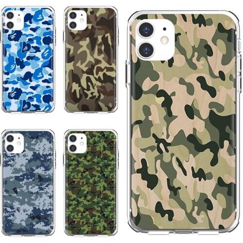 For Samsung Galaxy A9 A8 Star Lite A3 A5 A7 A6 Plus 2018 2015 2016 2017 Camouflage-Pattern-Camo-military-Army Soft Covers