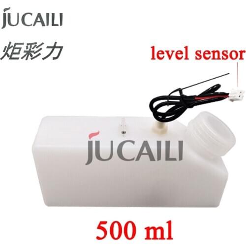 Jucaili 500ml ink sub tank with level sensor for Infiniti/Gongzheng/Crystaljet inkjet printer ink cartridge