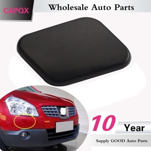CAPQX Front bumper Headlight Washer Nozzle Cover cap Lid For Nissan Qashqai J10 Dualis 2010-2015 28658-JD000 28659-JD000
