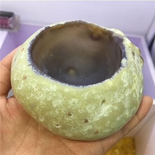 Natural stone agate bowl Ashtray crystal ashtray for home decoration