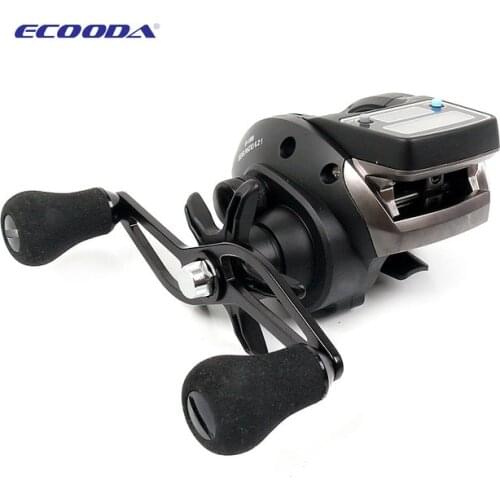 Original Ecooda OFB500/OFD500 dual power digital fishing reel raft reel ice reel baitcasting reel right handle and left handle