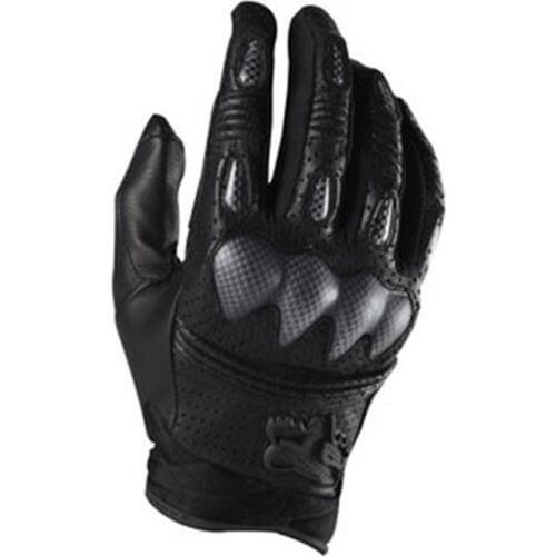Four Season FOX style Motorcycle Gloves Leather Full Finger Half Finger Protection Glove Motorbike Cycling Riding Racing Gloves