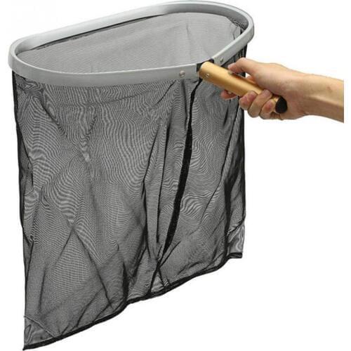 Professional Swimming Pool Cleaning Net Aluminum Frame Fine Mesh Pool Fountain Large Aquarium Swimming Cleaning Accessories
