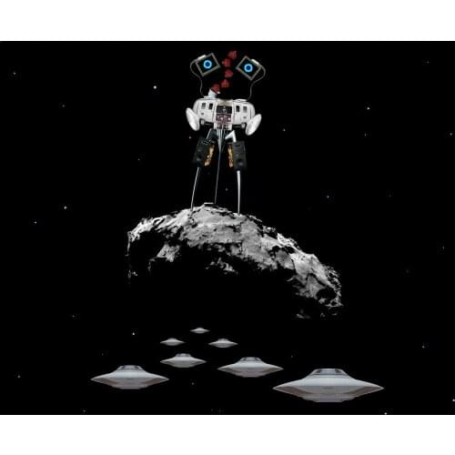 RADIO VOYAGER Alien Sci-Fi Science Fiction Retro Vintage Kraft Poster Decorative Wall Sticker Canvas Painting Home Decor Gift