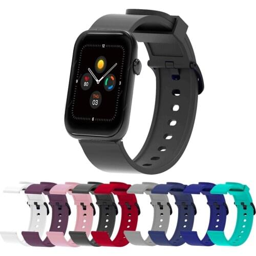 For Ticwatch 2/Ticwatch E C2 Black Replacement band strap 20mm Official Style Watch Band Bracelet For Ticwatch GTH Correa