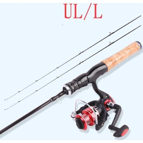 1.68M Fishing Rod 2 Tips L&ULL Power 2 Sections Carbon Canne Spinning Casting Peche Fishing Tackle Telescopic Fishing Pole Pesca