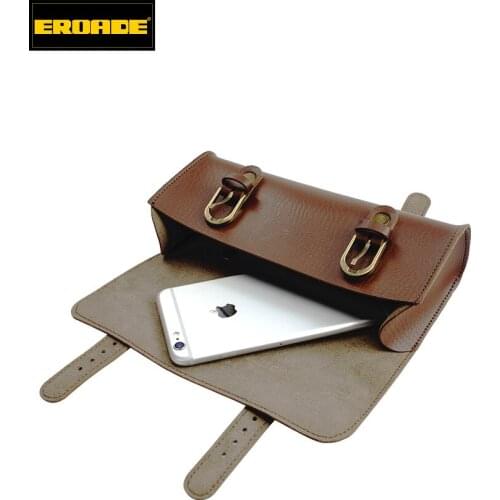EROADE Retro Bike Bag Fashion Bicycle Accessories Leatherwear Metal Buckle Flannelette Portable Well Made Cycling Equipment