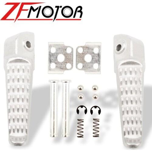 Rear Passenger Footrest Foot Pegs For Kawasaki ZX-6R Ninja 250R EX250 Z750 Z1000 ZX-10R KLE650 Versys ZZR1400 650R
