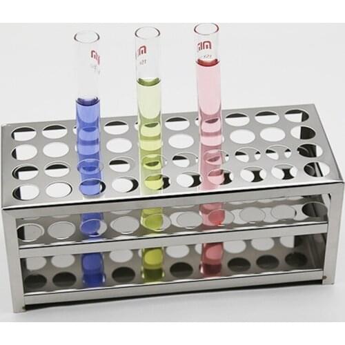 1PCS Lab Stainless Steel Test Tube Holder colorimetric tube rack centrifuge tube Stander for school experiment