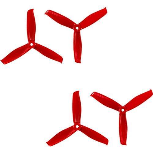 2 Pairs GEMFAN HULKIE 5055S 3 Blade Propeller CW CCW Plastic Prop for GT 2206-2300KV Brushless Motors FPV Racer Drone Helicopter