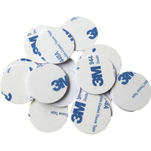 5/10PCS 25mm 125Khz RFID Tags EM4305 T5577 Writable Stickers Proximity Cards Rewritable 3M glue Adhesive Label For RFID Copier