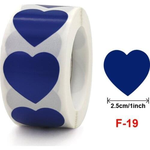 500pcs Heart Red Blank Stickers seal Labels stickers scrapbooking for Package and wedding decoration stationery sticker