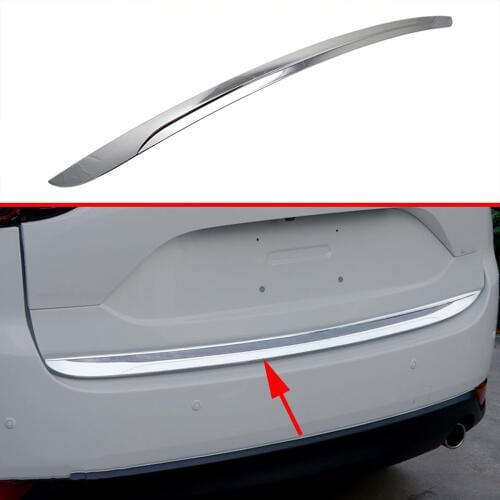 Accessories Fit For Mazda CX-5 KF 2017 2018 2019 Chrome Rear Trunk Lid Door Tailgate Stripes Cover Trim Frame Molding Parts