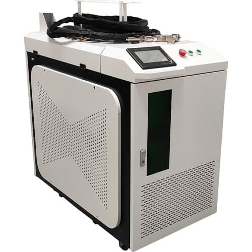 1000W fiber laser cleaning Machine Metal carbon steel pipe Rust Oxide Painting Graffiti Remove Raycus laser